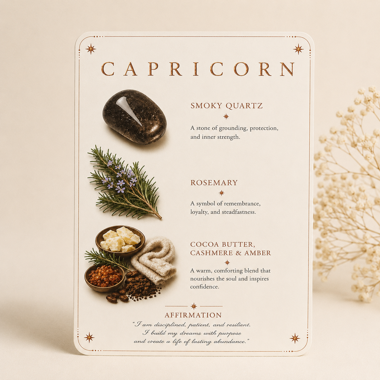 Capricorn Candle 10oz