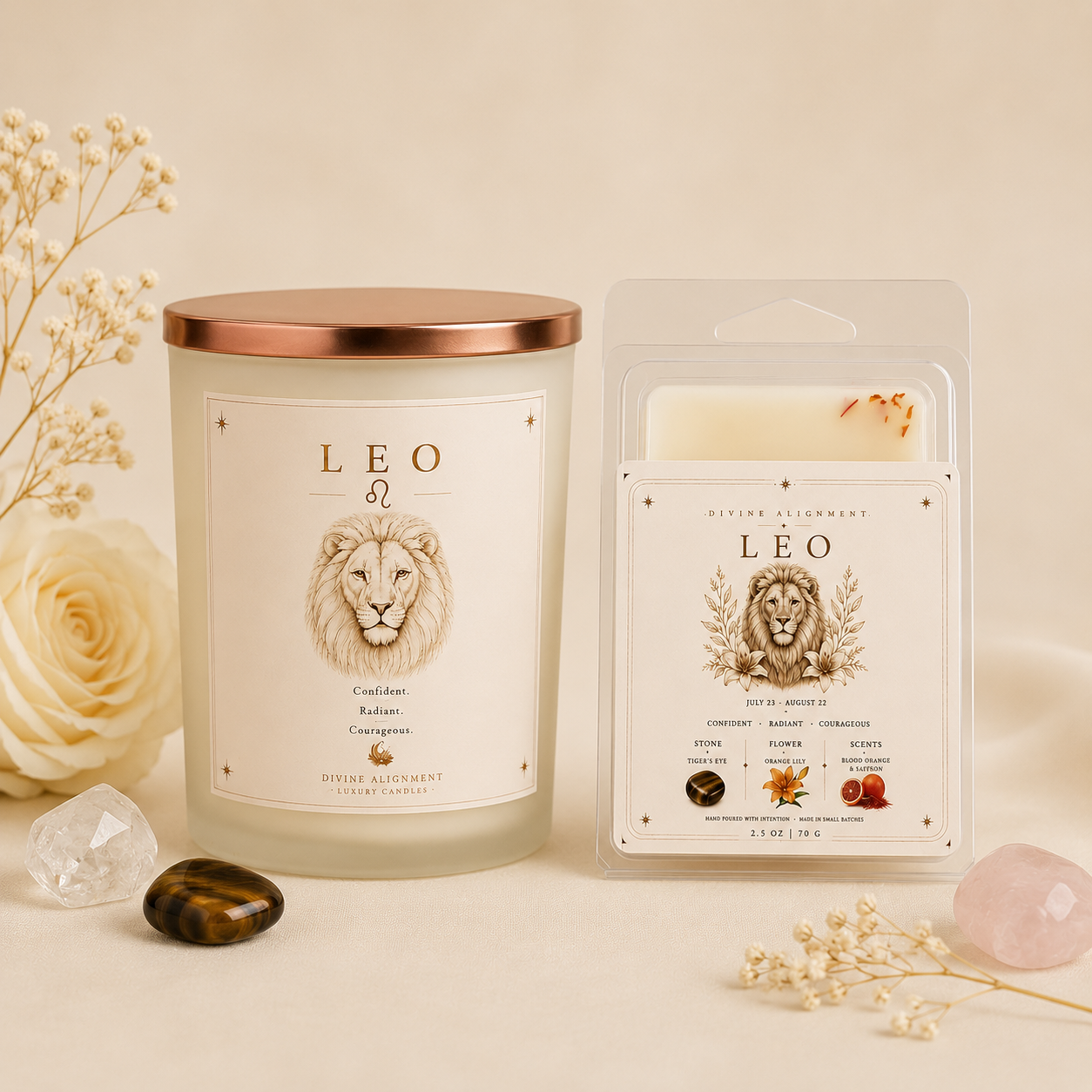 Leo Candle + Wax Melt Bundle