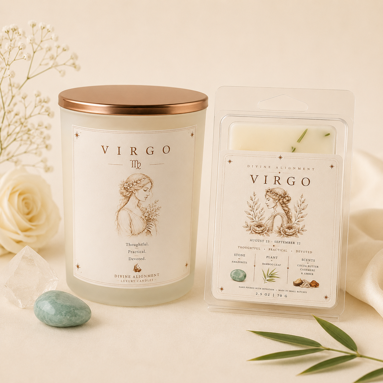 Virgo Candle + Wax Melt Bundle