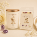 Aquarius Candle + Wax Melt Bundle